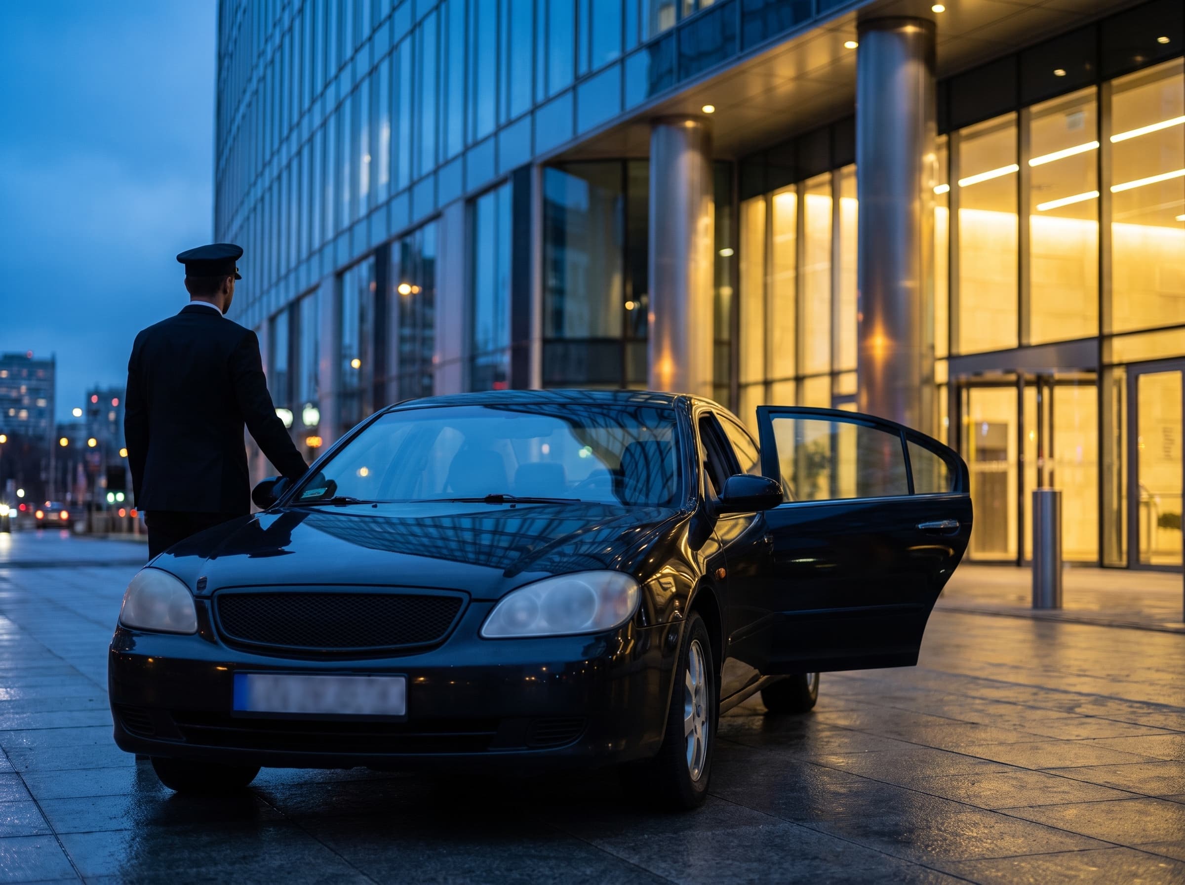 Corporate travel — a TINO PRIVÉ chauffeur car